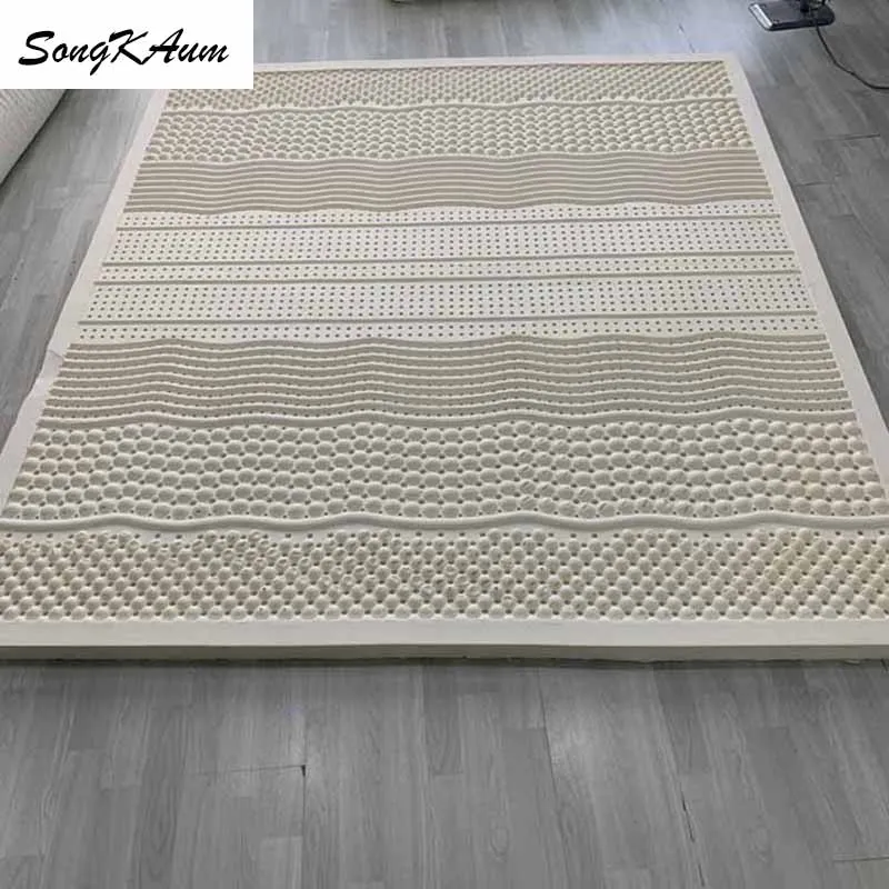 SongKAum 100% Natural latex Mattresses Foldable Slow rebound Mattress Tatami With cotton cover customizable Size household mattress,latex mattress