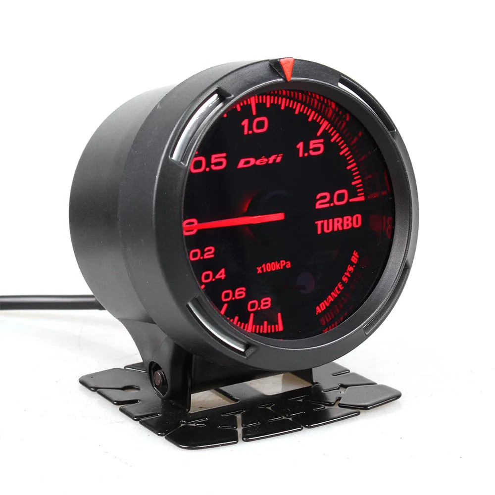 Tanie Defi Advance BF 2.5 cal 60mm 7 kolory silnik krokowy czujnik elektryczny Turbo termometr do wody prasa do oleju prasa do oleju AFR EGT wskaźnik samochodowy