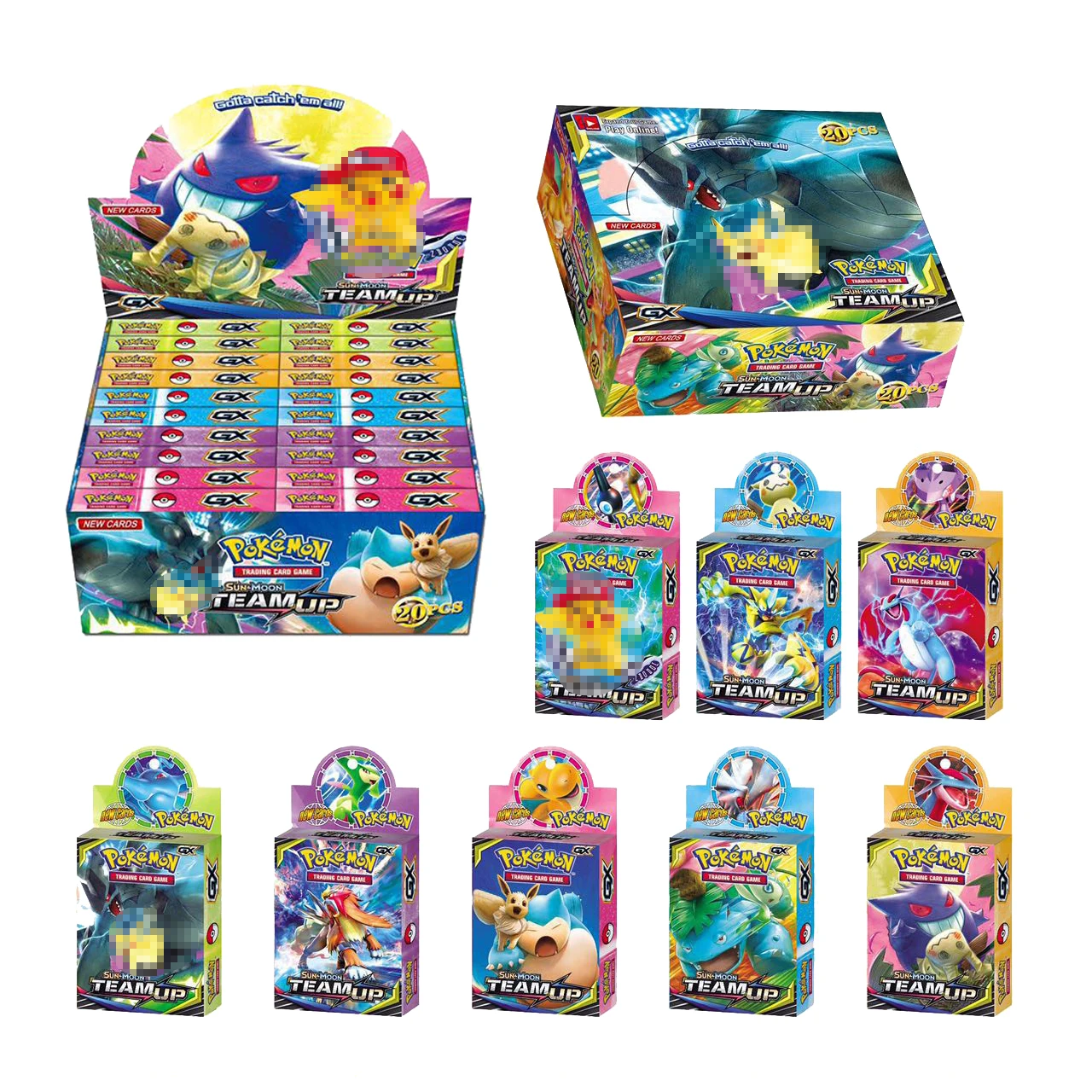 Takara Tomy PTCG Pokemon Cards 33 шт. GX EX MEGA Flash Card Sword Shield Sun Moon коллекционный Подарок детская