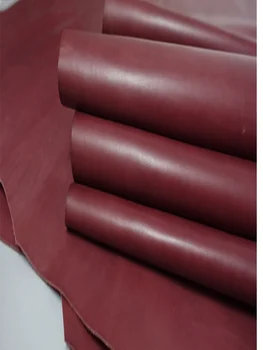

Red-brown oil wax leather 1-1.3 mm hand-made diy belt leather handle handbag bag strap bag handbag