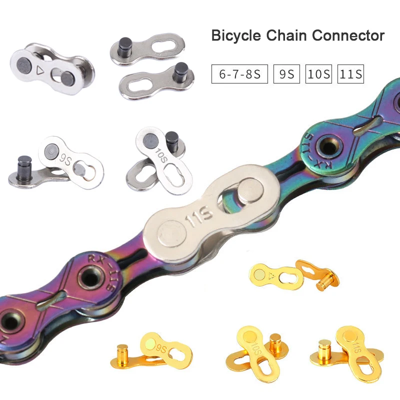 Best 6/7/8/9/10/11 Speed Bicycle Chain Link Connector Joints Magic Buttons Speed Quick Master Links Chain Mountain Bike Accessories 1