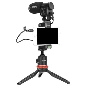 

BOYA BY-BM3011 On Camera Cardioid Condenser Microphone Audio Video Mic for Canon Nikon DSLR PC Smartphone Live Streaming Vlog