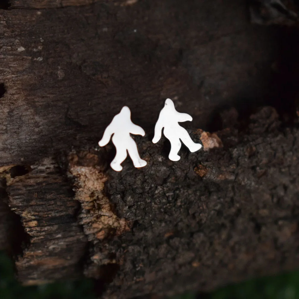 12 пар серег. Bigfoot Yeti cryptid фольклор украшения. Подарок для ботаника гика ученого