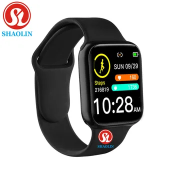 38mm Smart Watch Heart Rate Blood Pressure Bluetooth Man Woman Smartwatch for Apple Android Phone PK IWO Waterproof Watches 1