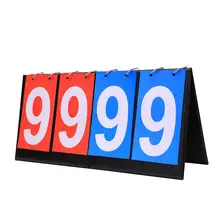 Table Tennis KLYNGTSK Score Boards Sports Foldable Sports Scoreboard Lightweight Portable Basketball Scoreboard Table Scoreboard for Football 4 Digit, Red and Blue Volleyball Basketball Table Tennis KLYNGTSK Score Boards Sports Foldable Sports Scoreboard Lightweight Portable Basketball Scoreboard Table Scoreboard for Football 4 Digit, Red and Blue Volleyball Basketball