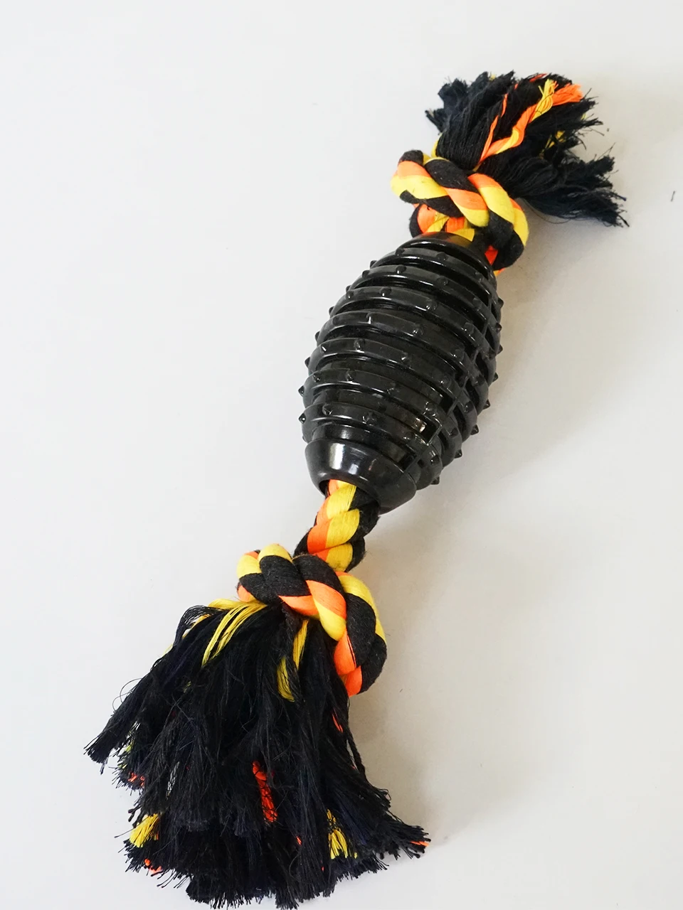 Pet dog toy knitting knot toy rubber toy large Labrador interactive hemp rope molar dog toy