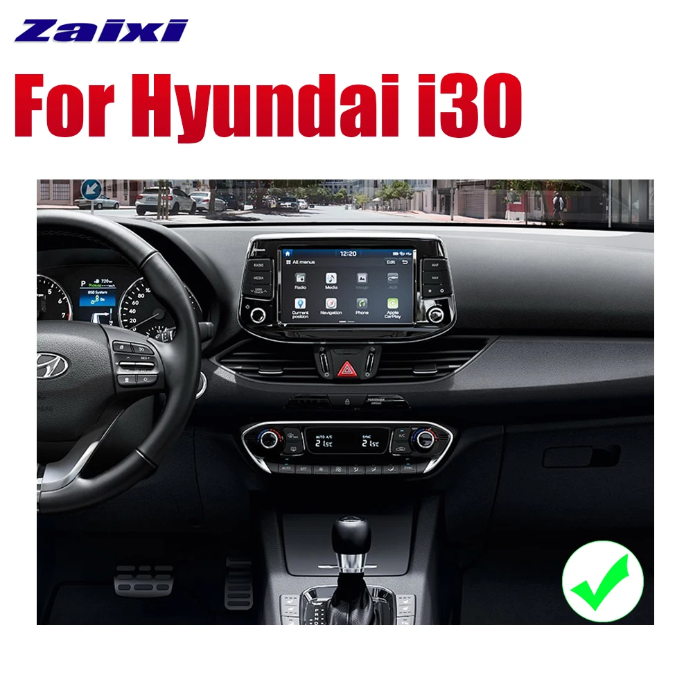 ZaiXi Android 2 Din Авто Радио для Hyundai i30 2017 ~ 2019 автомобильный мультимедийный плеер GPS