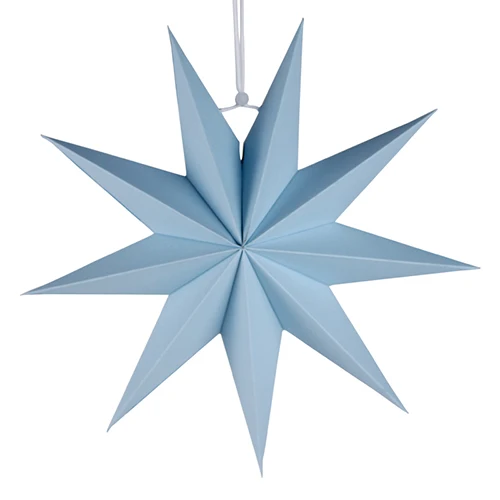 1pc 30cm star blue Серебристо-голубой блестящий баннер с днем рождения, лед и снег, гирлянда, зимняя Снежинка, праздничное украшение на стену, декор для девочек из мультфильма «Холодное сердце» - Цвет: 1pc 30cm star blue