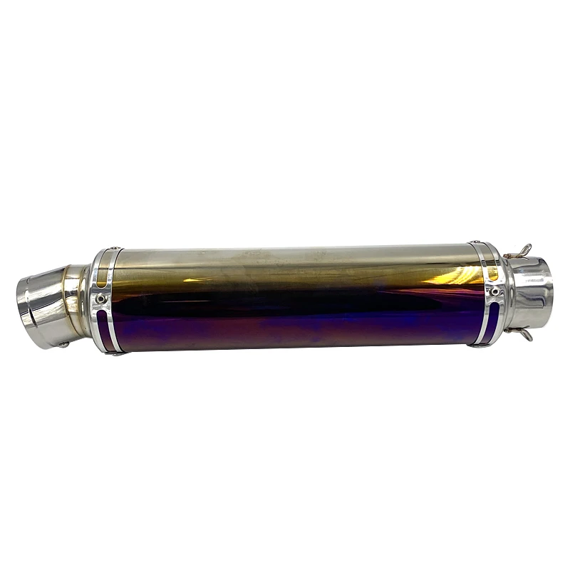 60mm Diameter Slip On Exhaust System Muffler Pipe including DB Killer Silencer Universal fits Motorcycles R6 ZX-6R S1000RR7