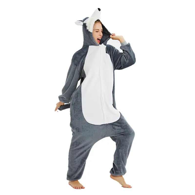 Triceratops Dinosaur Husky Minotaur Cat Lion Panda mongoose Kigurumi for Adults Halloween Cosplay Costumes Onesies Pajamas