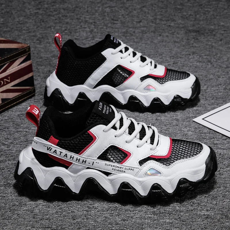 

Clunky Sneaker Classic Unisex Fashion Mesh Breathable Men's Casual Shoes Outdoor Walking Jogging Shoes Zapatillas Hombre Mujer