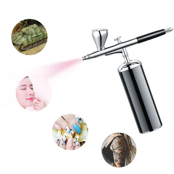 

Rechargeable compressor kit High pressure electric mini handhold cosmetics airbrush scale models makeup nail art compressor set