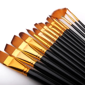 

33pcs Acrylic Artist Painting Set 12 Acrylic Colors Aluminum Table Easel Stretched Canvas Paint Brushes Plastic Palette