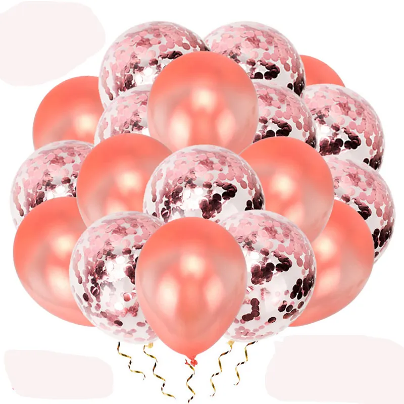 40pcs rose gold 37 шт. первый с днем рождения баннер воздушные шары с конфетти цвета розовое золото My 1st 1 One Year вечерние украшения Дети взрослый ребенок мальчик девочка звезда - Цвет: 40pcs rose gold