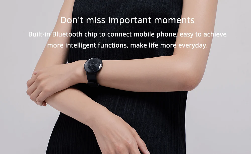 Оригинальные кварцевые Смарт-часы Xiaomi Mijia IP67 водостойкий шагомер из нержавеющей стали чехол умные водонепроницаемые часы с вибрацией