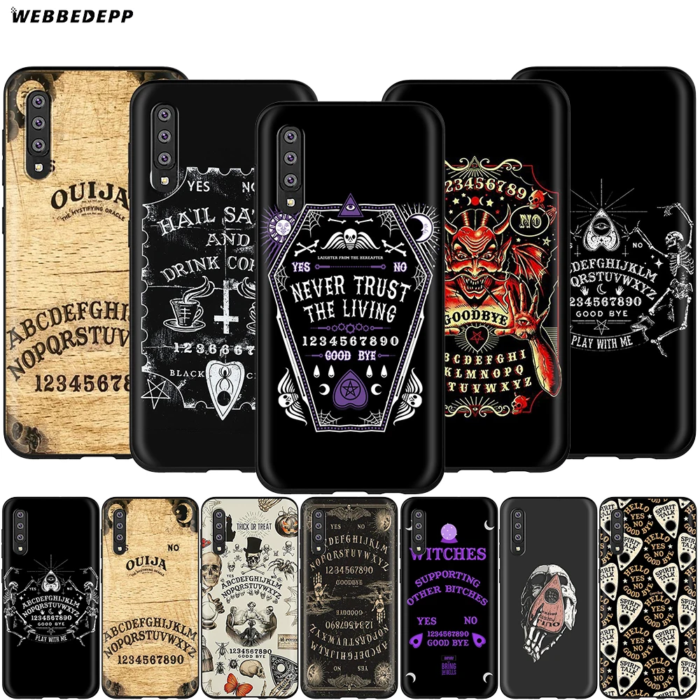 Webbedepp Ouija чехол для Samsung Galaxy S7 S8 S9 S10 Plus Edge Note 10 8 9 A10 A20 A30 A40 A50 A60 A70|Бамперы| |