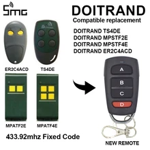 FDOITRAND ворота гаража 433,92 МГц пульт дистанционного управления фиксированный код совместимый DOITRAND TS4D, MPSTF2E, MPSTF4E, ER2C4ACD удаленный гараж
