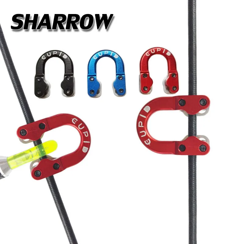 

5pc Archery D Loop Nock Bowstring Safety Rope Bow Release Buckle Aid Hunting Shooting Compound Bow And Arrow Accessories