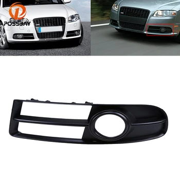 

POSSBAY Car Front Bumper Lower Left Side Fog Light Grille for Audi A4 B7 Sedan S-Line 2005/2006/2007/2008 Fog Lights