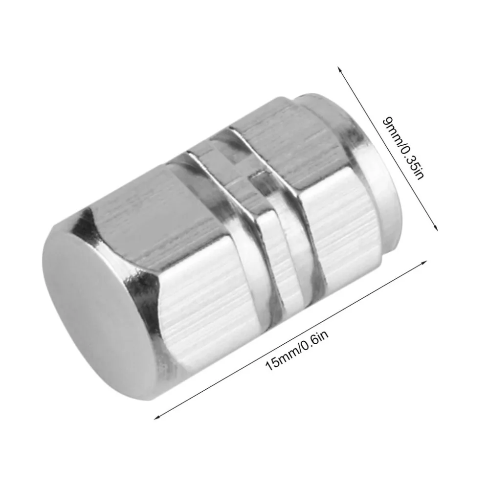 Новинка 4 шт Компактный алюминиевый Автомобиль Грузовик Мотоцикл велосипед шины колеса диски пневматическая Крышка для колпачков штока клапана аксессуары для шин