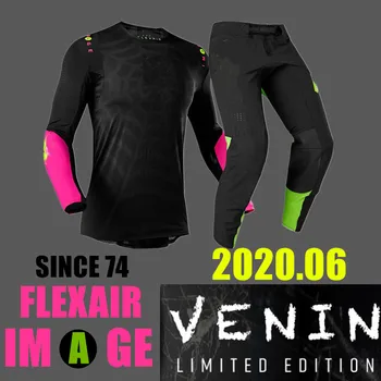 

2020 Motocross Gear Set VENIN MX Jersey Set For Fox FLEXAIR Moto Dirt Bike Cycling Jersey And Pants