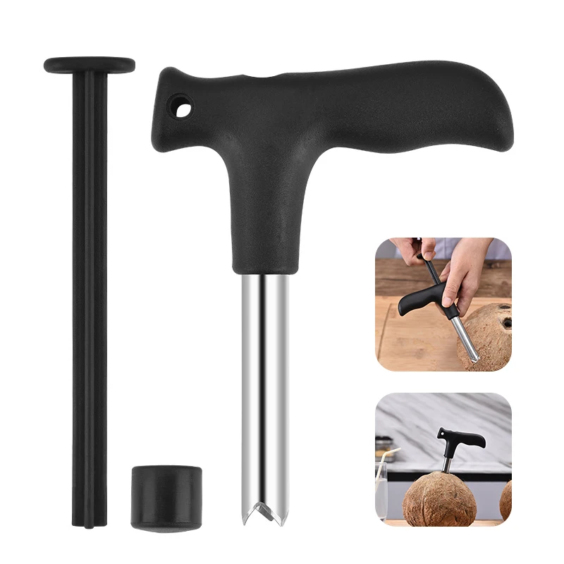 

Kitchen Gadgets Stainless Steel Coconut Opener Practical Multifunctional Coconut Punching Tool Kitchen tools