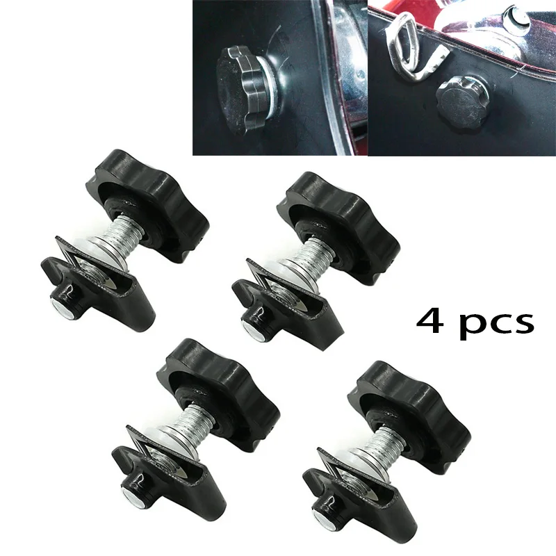 

4 Pcs Theft Deterrent Saddlebag Luggage Saddle bag Lock Hardware Mounting Bolt screw kit Fit For Harley Touring 1994-2013