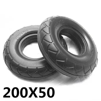 

200x50(8x2) Tubeless Solid No Flats Tire For Razor Scooter E100 E150 E175 E200 5cm New Polyurethane Rubber