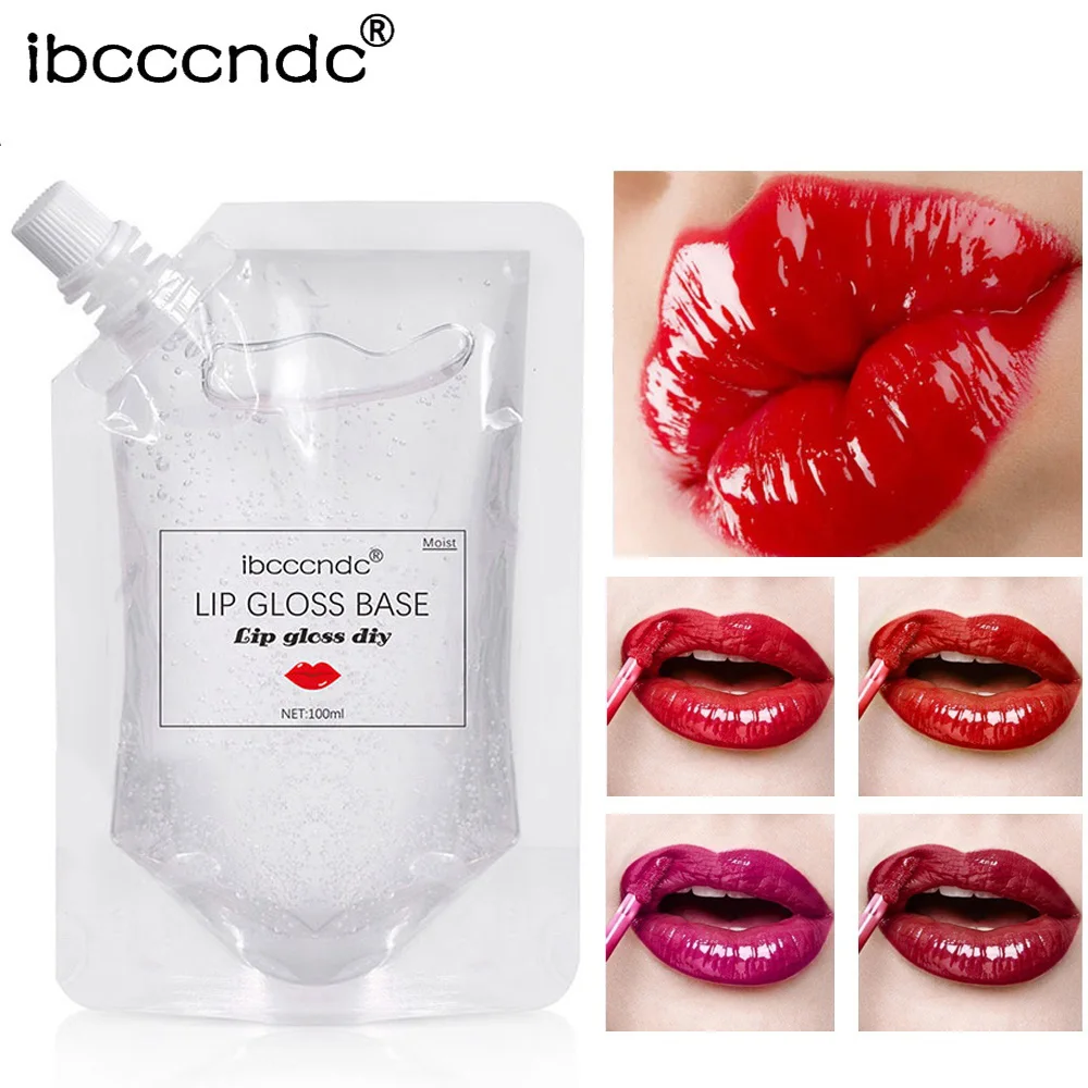

100/500/1000ml Transparent Lip Gloss Base Oil DIY Lip Gloss Raw Material Gel For Lip Gloss Lipgloss Basic Manual Liquid Lipstick