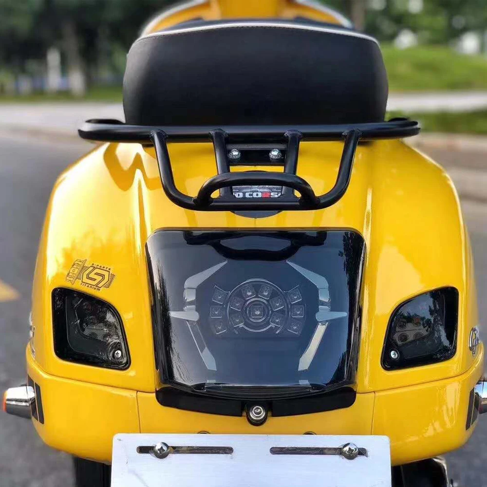 Voor Vespa Gts 300 Primavera Sprint 150 Black Achter Beugel Motorfiets  Sport Bagagerek Boek Plank Rack Achter Bagage Tas|Covers \u0026 Ornamental  Mouldings| - AliExpress