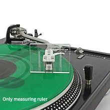 Акриловый Lp проигрыватель Phono Tonearm части визирная Линейка Инструмент Виниловый проигрыватель головные уборы VTA картридж аксессуары для измерения