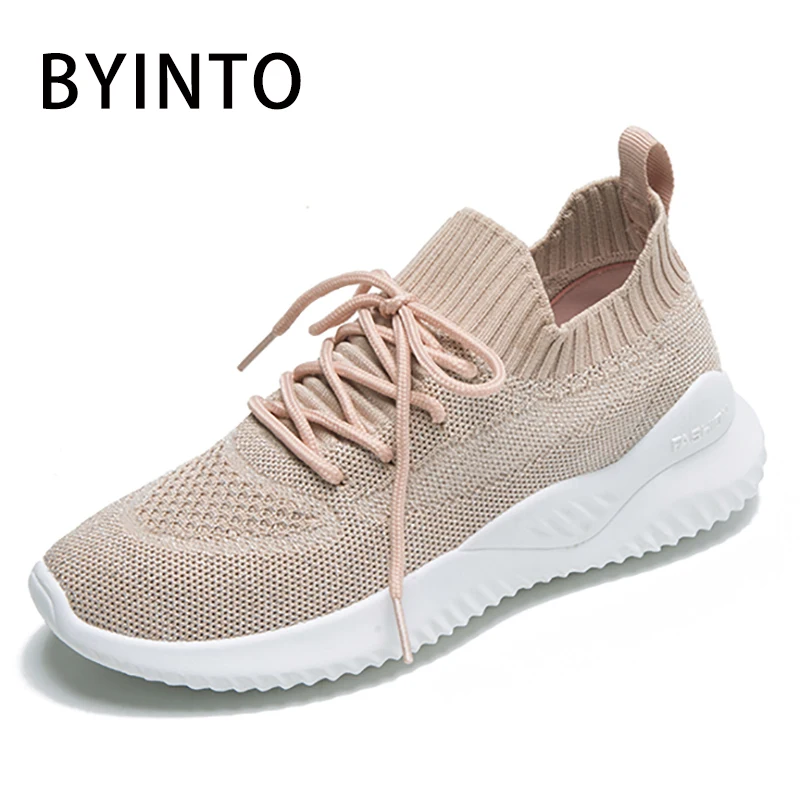 Basket Femme 2020 Модные женские спортивные теннисные туфли дышащие тканый носок