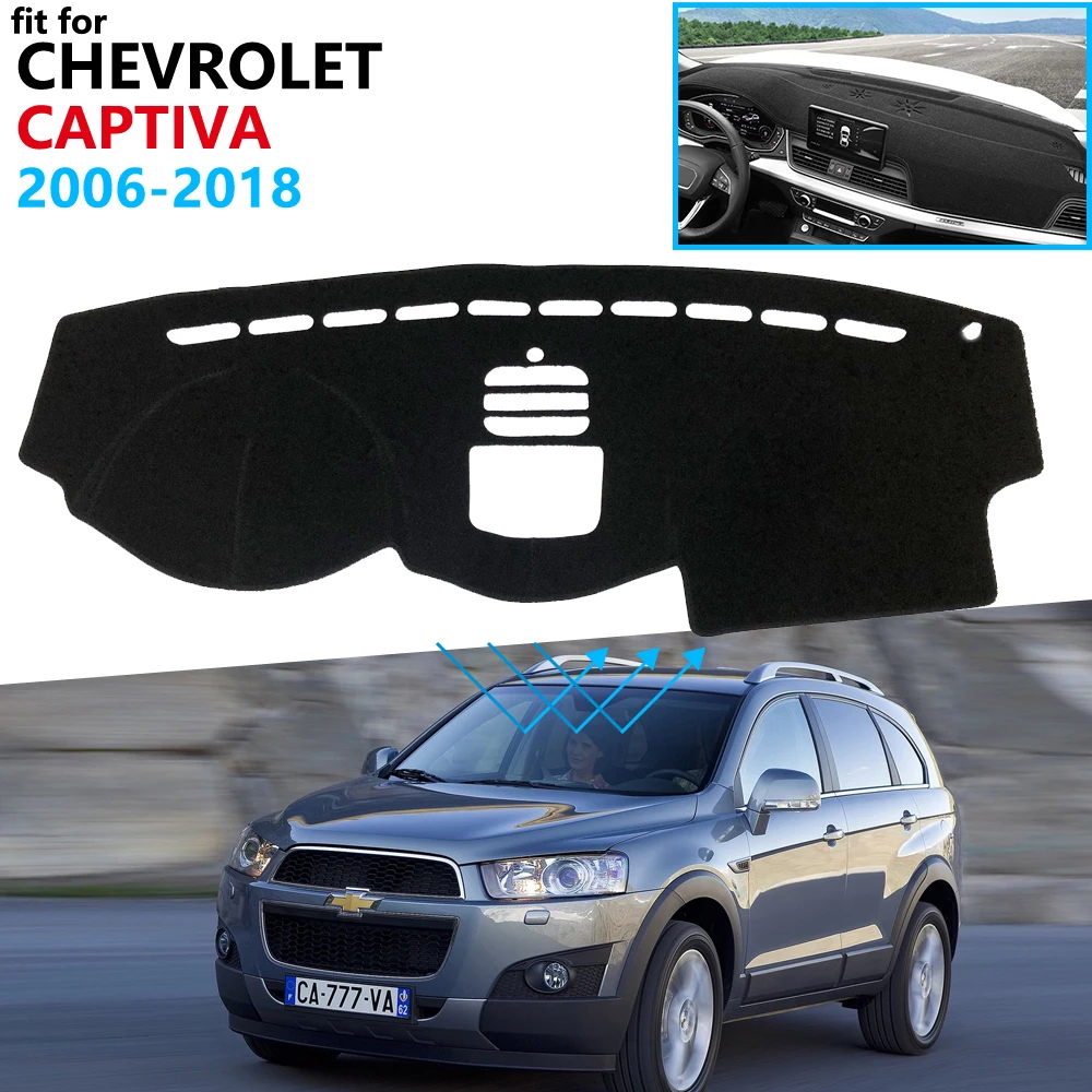 Защитная накладка на приборную панель для Chevrolet Captiva 2006 ~ 2018 Holden Daewoo Winstorm