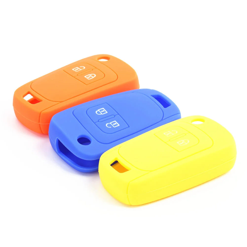 Car Styling Remote Key Skin Holder Fob Silicone Car Key Cover