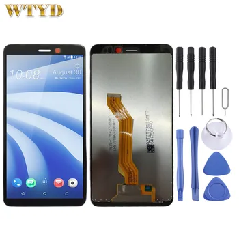 

For HTC U12 Smartphone LCD Screen Digitizer Full Assembly Replacement for HTC U12 Touch Screen Panel Display Spare Part for HTC