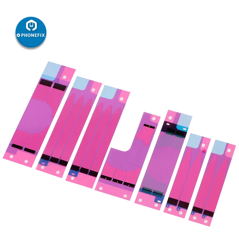 10pcs Battery Adhesive Sticker Glue Tape Strip For iPhone 5 5s 6 6s 7 8 Plus Phone Replacement Part