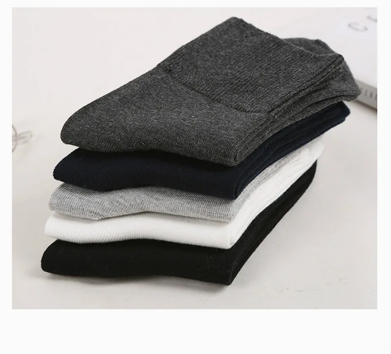 Men's Gentle Grip Diabetic Socks - 3 Pairs, Non-Elastic, Cotton Blend, Size 6-11