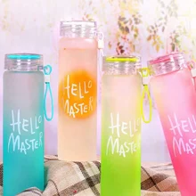 CMHigh-quality Durable Fashion Casual Creative Glass Water Bottle Sports Portable Outdoor Students Leak-proof Drinkwear