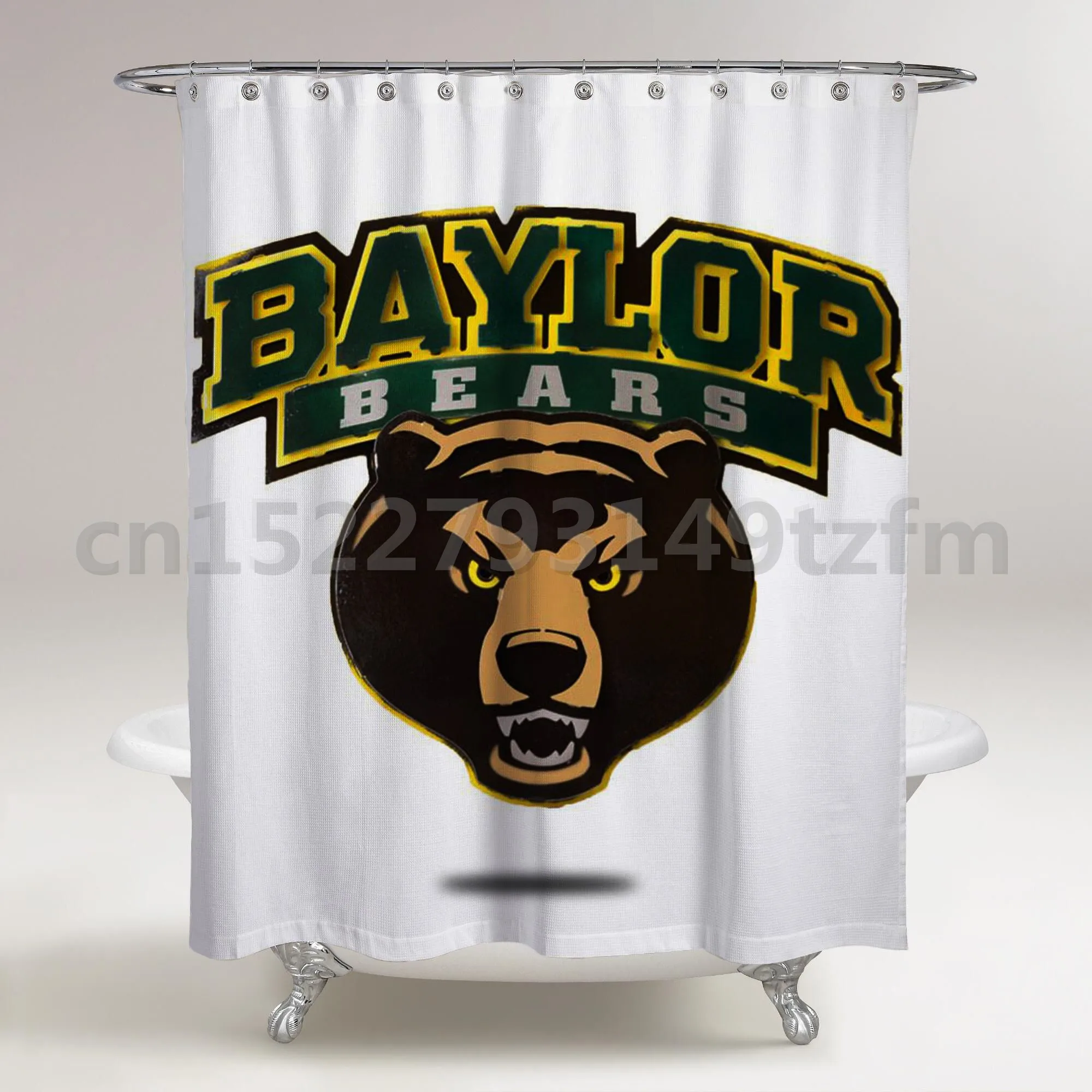 Водонепроницаемый занавеска для душа s Baylor Bears занавеска для душа s принт полиэстер ткань занавеска для ванной комнаты с 12 крючками