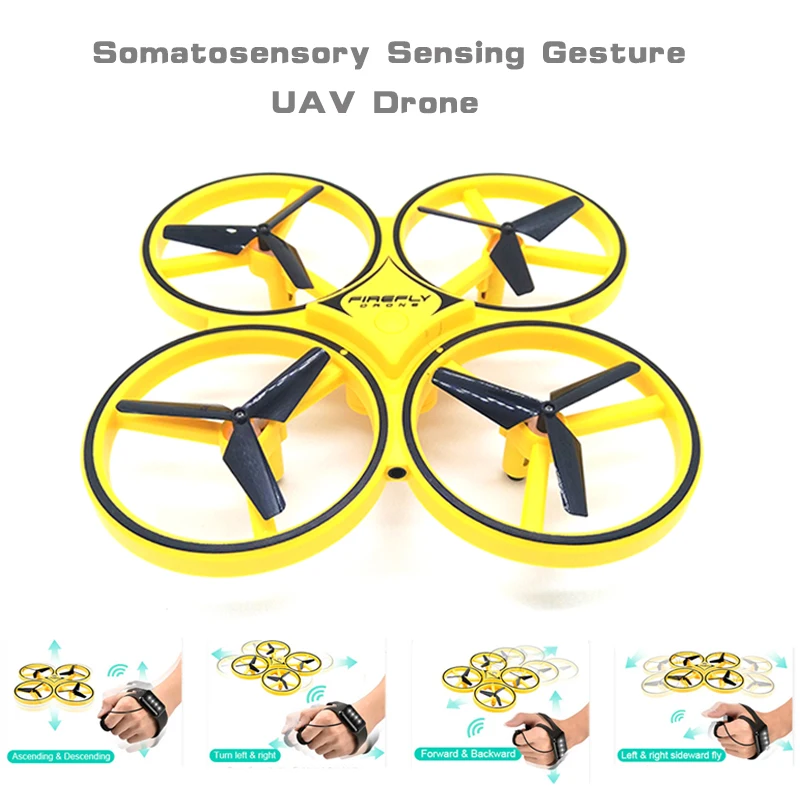 

RC Mini Drone Remote Sensing Gesture Quadcopter UFO 360 Flip Altitude Holding For Children Gift Kids Toys RC Helicopter UAV