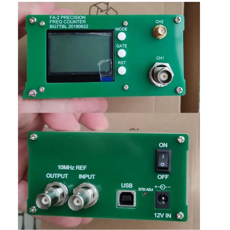 FA-2 1Hz-6GHz Частотный счетчик комплект Частотный счетчик функция сбора данных 11 бит/сек+ адаптер питания