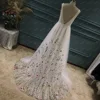 Mryarce Elegant Embroidery Lace Floral Sleeveless Spring Wedding Dress Bridal Gowns Vestido De Noivas 3