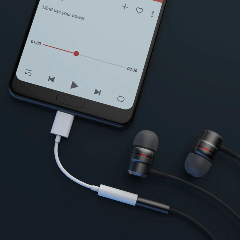 Для xiaomi type C до 3,5 мм AUX адаптер Универсальный Android смартфон адаптер для наушников Мини тип-c аудио разветвитель