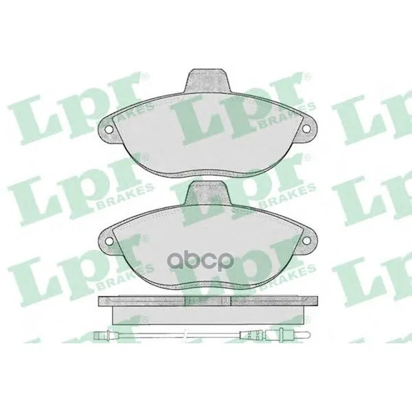 Колодки Тормозные Citroen Jumpy 95-/Peugeot 806/Expert 96- Передние Lpr 05p346 Lpr арт. 05P346