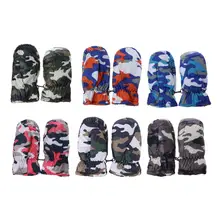 От 2 до 5 лет Детские перчатки, Детские Зимние теплые перчатки для мальчиков и девочек, Зимние перчатки для сноуборда, лыжного спорта, водонепроницаемые перчатки