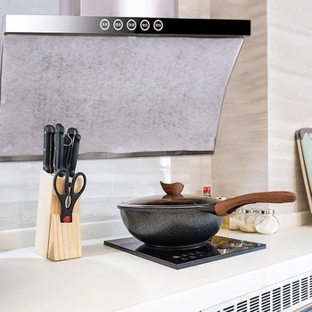 

2 Pcs Home Range Hood Anti-Oil Filter Oil Stickers Oil Absorption Paper Fume Paper hood oil filter Kitchen Filter tools