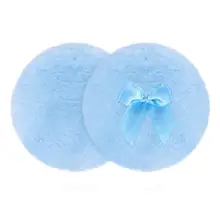 2 шт Ультра мягкий плюшевый пушистый порошковый пуф удобный малыш тело Пыль порошок затяжки тальк Порошковые пуфы с милым бантом