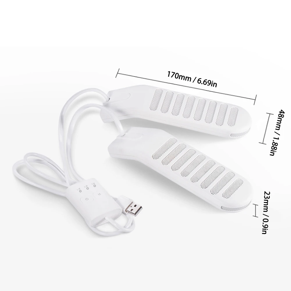 Сухой башмак порт USB машины питание портативный бутсы перчатки сушилка с таймером, устраняет запах и дезинфекцию обуви семья зима