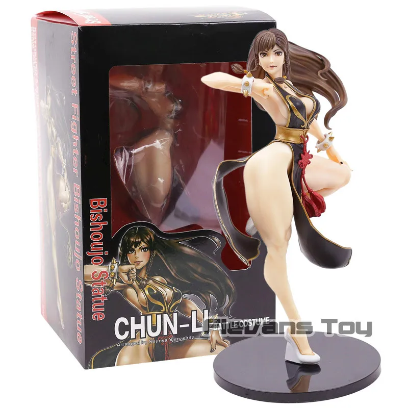 Фигурка Сейлор Мун Chun Li/Cammy Alpha ПВХ фигурка Коллекционная модель игрушки - Цвет: Chun Li box