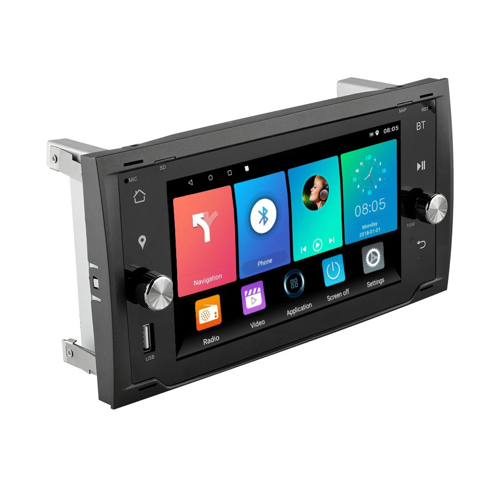 Автомобильная магнитола easteregg автомагнитола 2 Din на Android 7 дюймов для Ford Transit от Fiesta